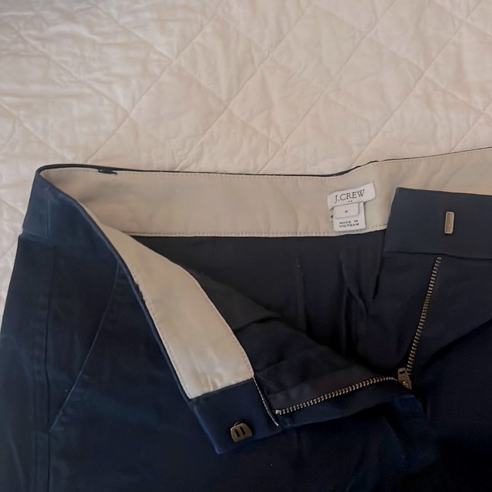 J. Crew Navy Chino Shorts